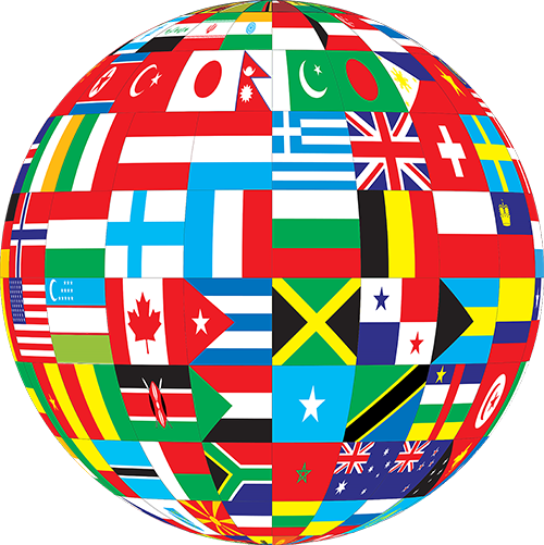 International globe
